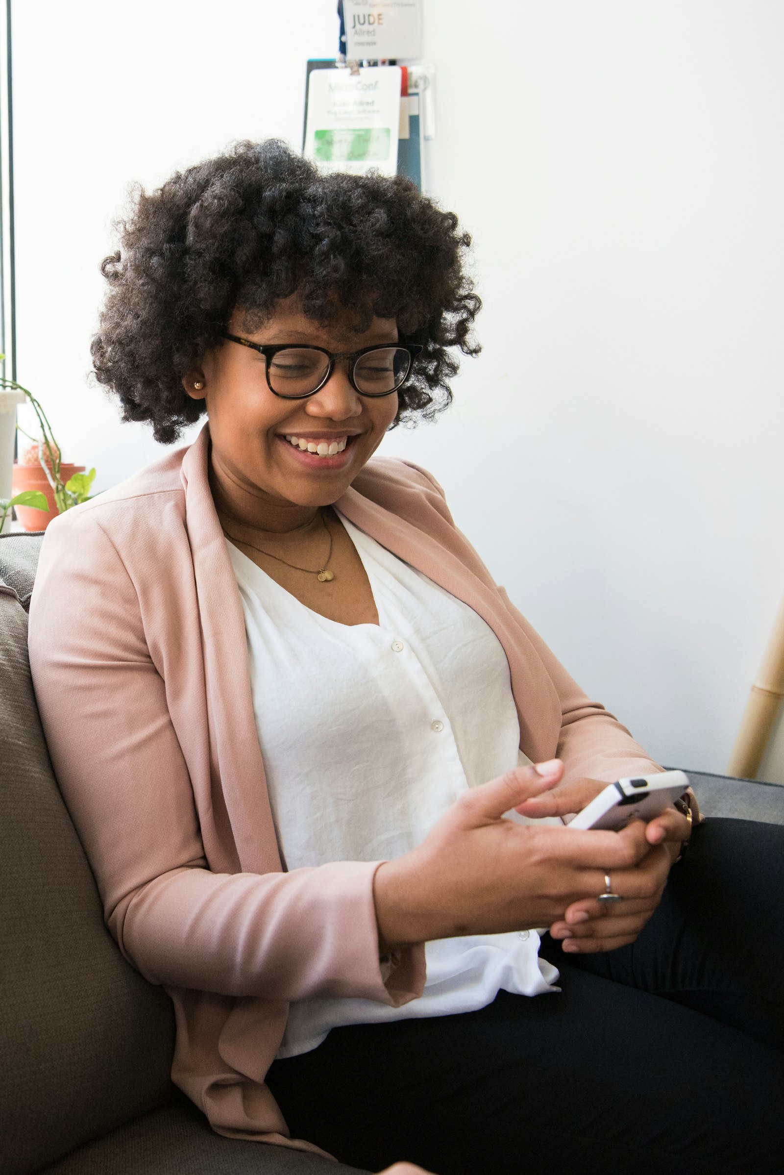 Person using a phone